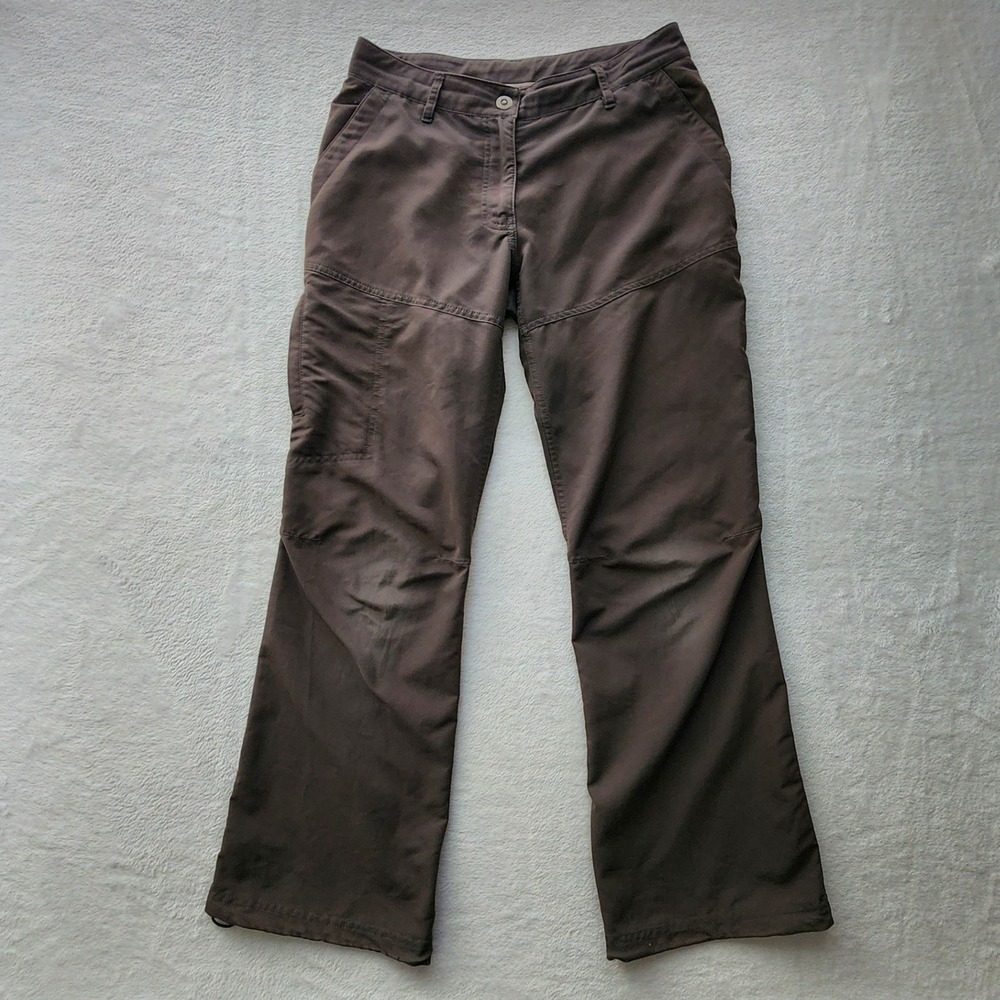 MEC Hiking Pants Womens 4 Short Brown Cargo Gorpcore Mountain Equipment W30 L29